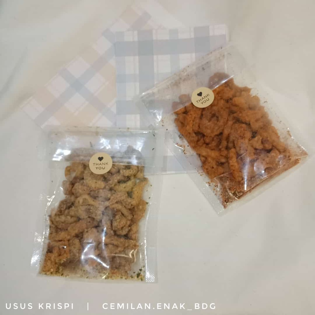 

[PO] Usus Krispi Crispy cemilan enak gurih pedas HALAL (100gr - 1Kg) [@CEMILAN.ENAK_BDG] BEST SELLER!