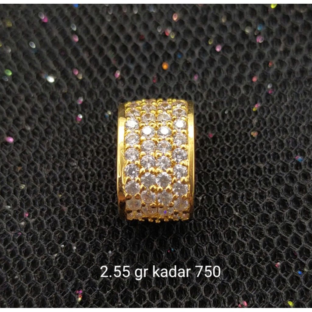 New Liontin Emas 17 K - 2.55 gr Kadar 750 - 2166