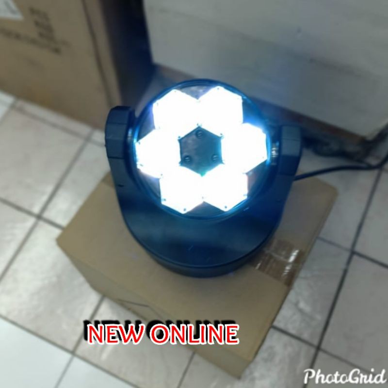 MOVING BEAM SIX BEE EYE 6 LED x10WATT FULL COLOUR