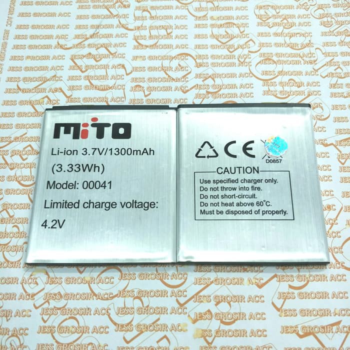 Baterai Battery Batre Original Oem MITO BA-00041 , BA00041 , A355