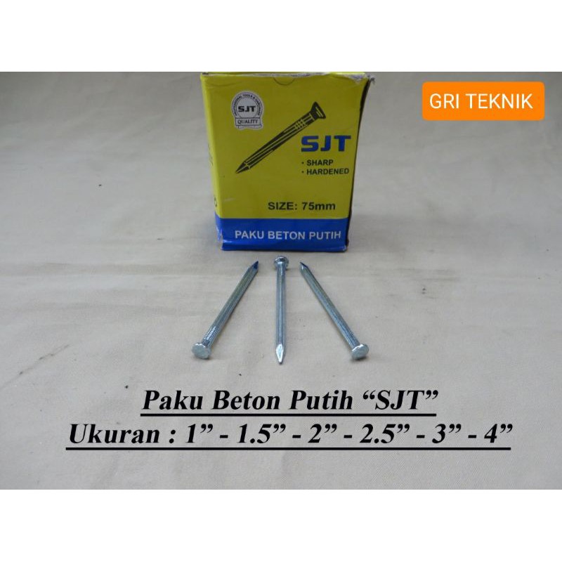 PAKU BETON PUTIH SJT / PAKU TEMBOK SJT