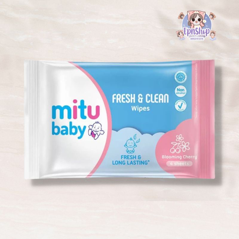 MITU TISSU BASAH MURAH WIPES FRESH &amp; CLEAN TOILETRIES GANTI POPOK WETTIES / MITU TISSUE BASAH