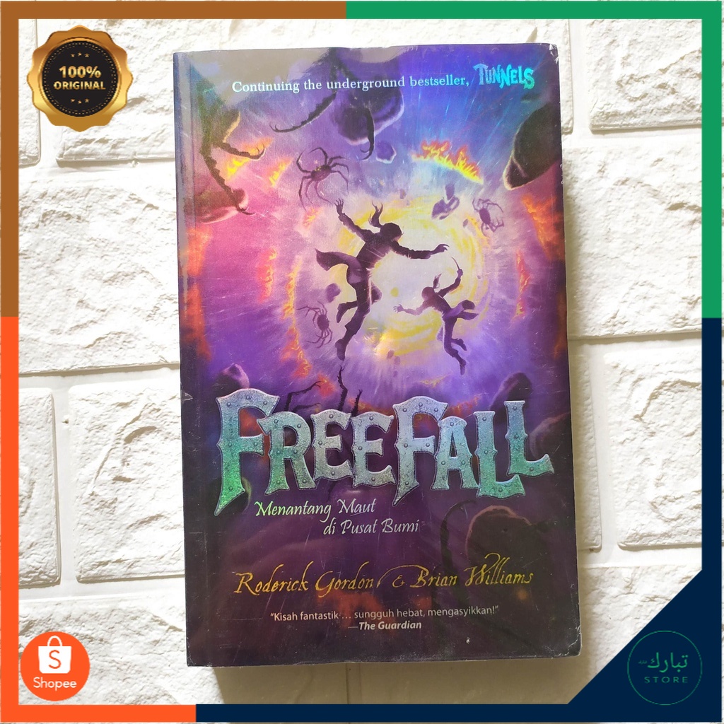 Freefall - Menantang Maut di Pusat Bumi RODERICK GORDON-BRIAN WILLIAMS - MIZAN PUBLISHING