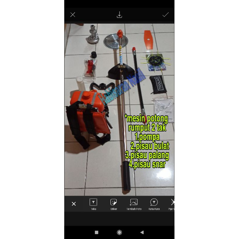 mesin potong rumput 2 tak