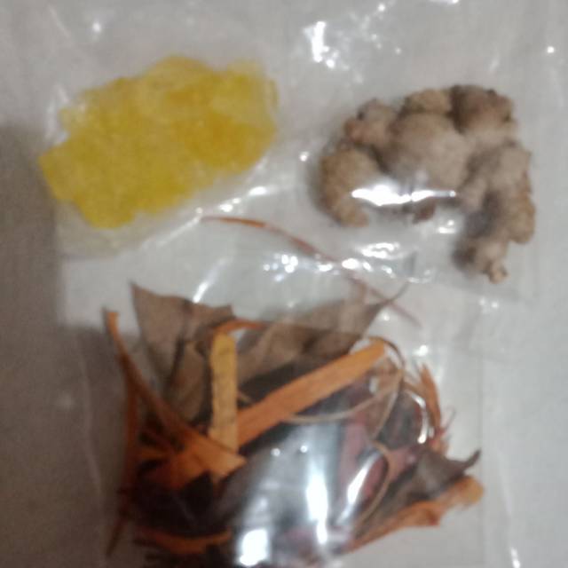 

Wedang Uwuh komplit +kapulaga+gula batu