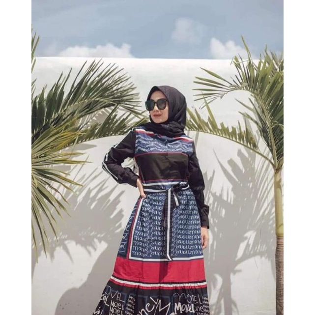 MONEL ~ MIX TYPO DRESS