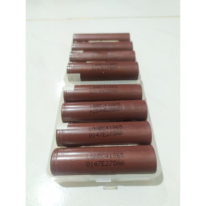 Jual baterai 18650 LGABC41865 kapasitas max 2800mah full cas 4,1v ...