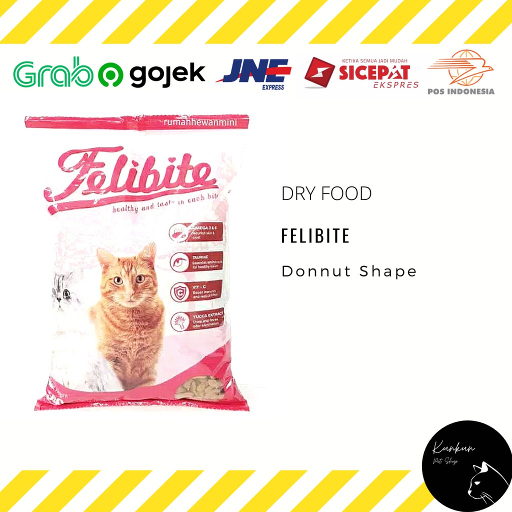 FELIBITE 500GR SHAPE DONAT (DRY CAT FOOD)