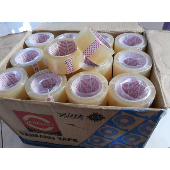

Diskon Lakban Daimaru 2" (48mm x 90yard) / selotip / solasi / solatip - Bening Diskon