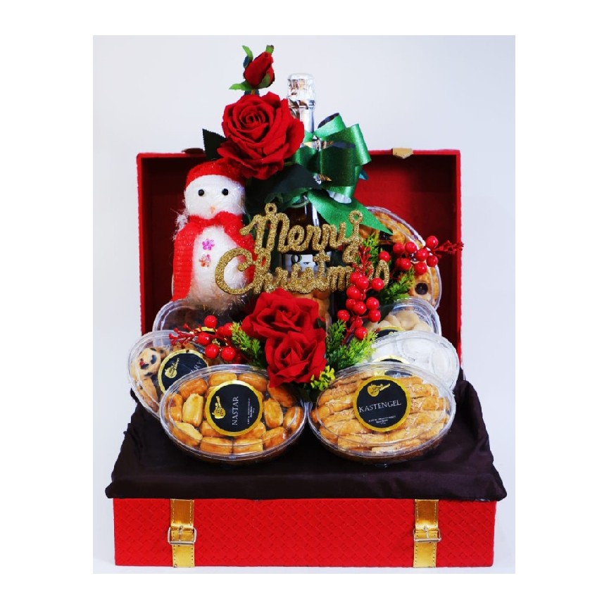 

Kue - Natal Donut Apple 5 Bakery Hampers Jual Paket Parcel Diskon