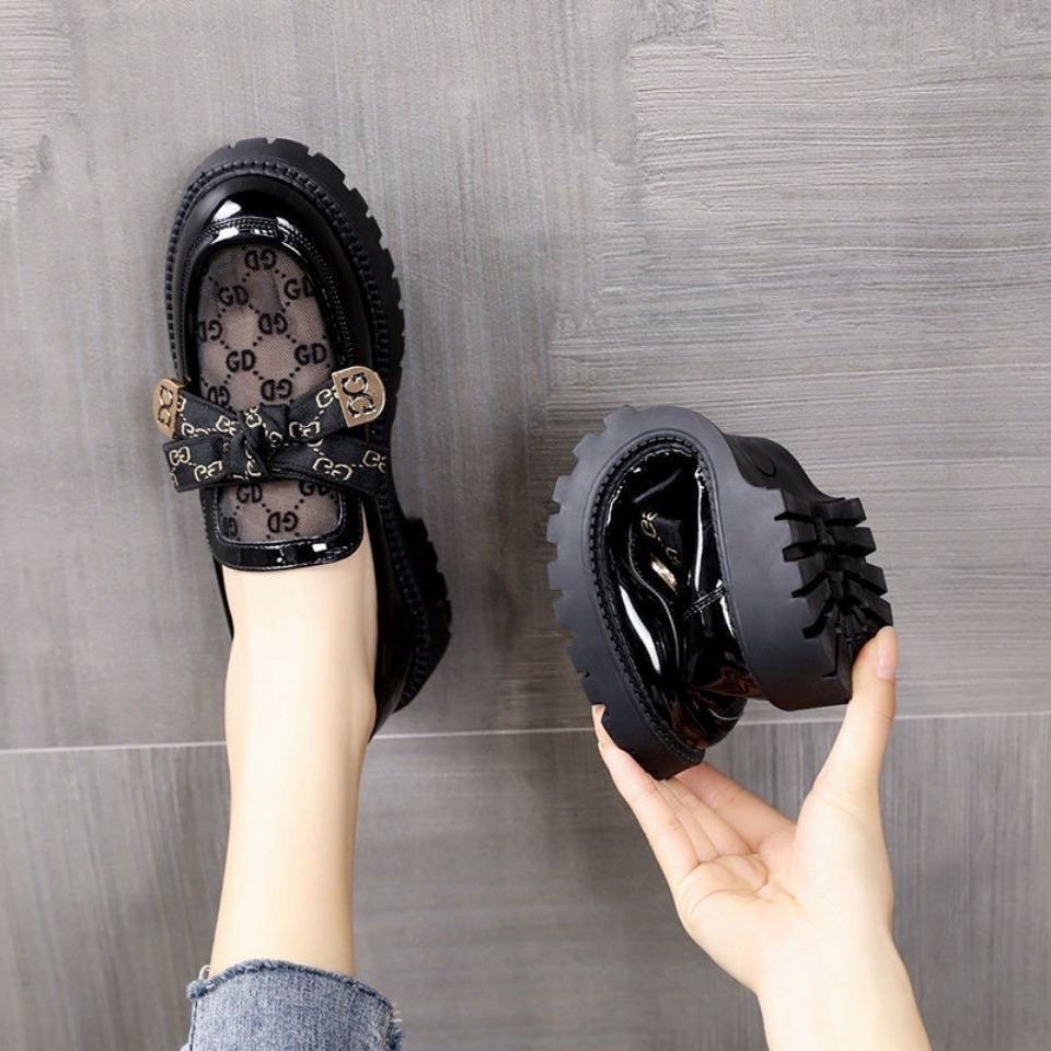 Sepatu Kerja Wanita Terbaru Sepatu Perempuan Loafers Pita Import Sepatu Formal ala Korea SK-031