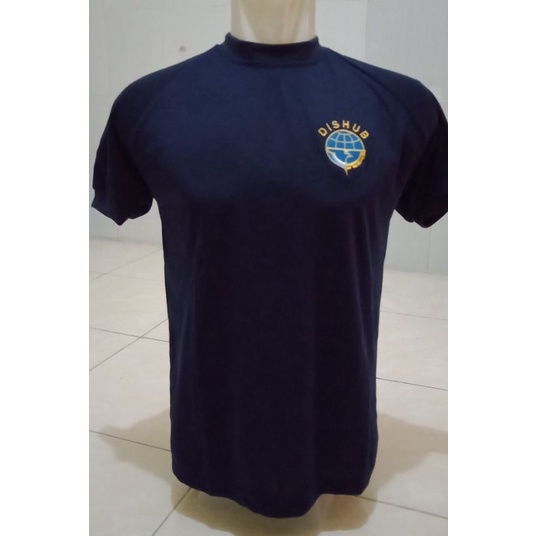 KAOS PENDEK DISHUB BORDIR,SABLON,KOMBINASI