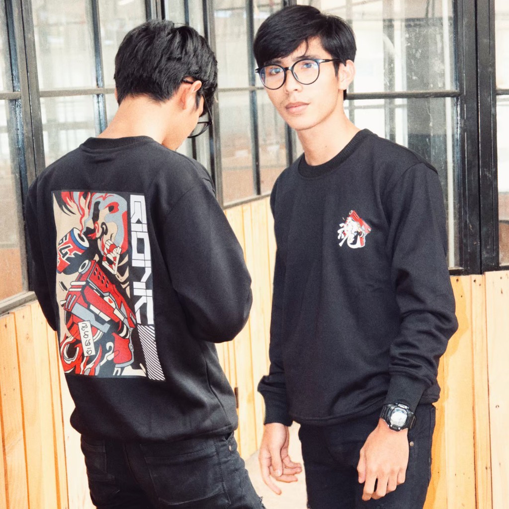 SWEATER CREWNECK PRIA / JAKET CREWNECK UNISEX / CREWNECK CASUAL MURAH / BISA BAYAR DI TEMPAT