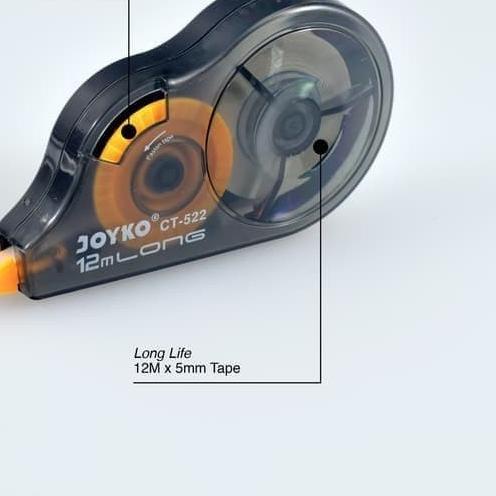 

◘ Correction Tape / Tip-Ex Kertas Joyko CT-522 / 12 meter (12pcs) ☀