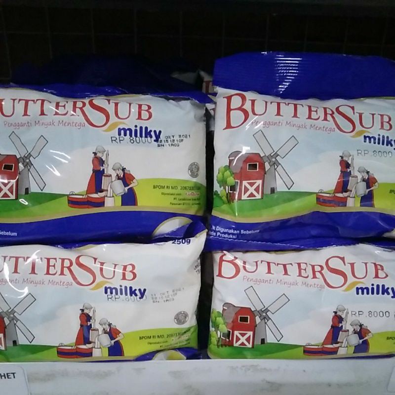 

Buttersub Milky BOS sachet 250gr