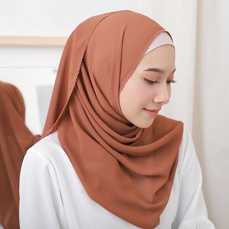 ALGHANI - PASHMINA BASIC SHAWL CROCHET SULAM EMBORDY