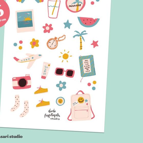 

♜ Holiday Glossy Stickers (A6) ✤