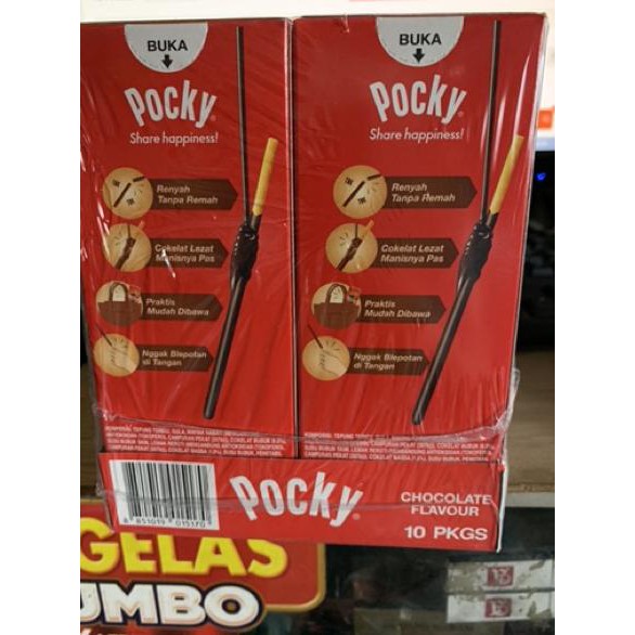 

PROMO 10.10 Pocky mini 22gr 1 pack isi 10 x 22 gram