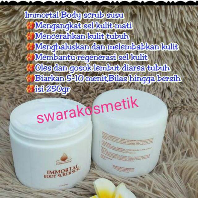 BODY SCRUB IMMORTAL // BODY SCRUB WHITENING (COD)