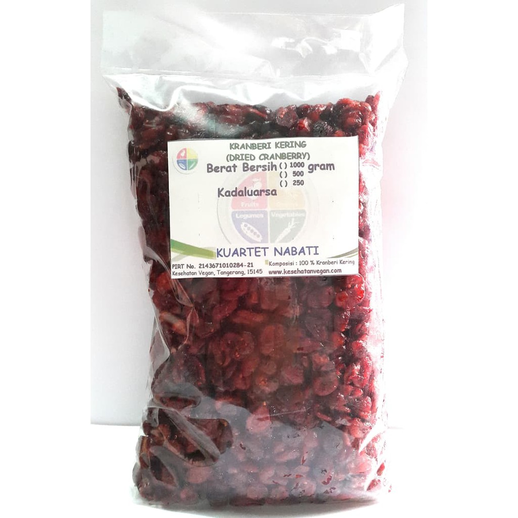 

Promo Dried Cranberry 1000 gr Diskon