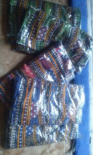 [promo] Kaos Dashiki Pria Wanita Dasar Warna All Size