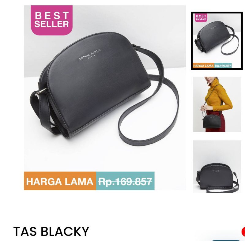 TAS BLACKY SOPHIE MARTIN PROMO
