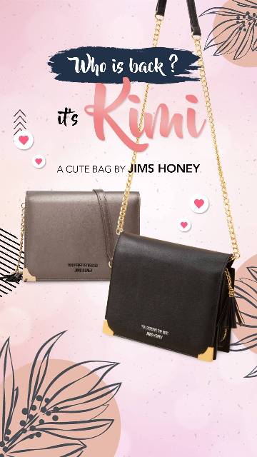 Kimi Bag Jims Honey Tas Selempang Clutch Wanita