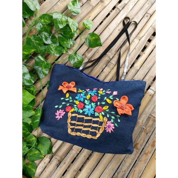 wendi tas sulam pita/tas wanita bersulam