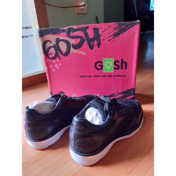 Sepatu Hitam Gosh Original