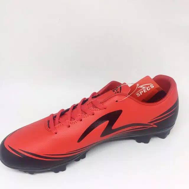 New Sepatu bola specs sparta fg emperor red black original