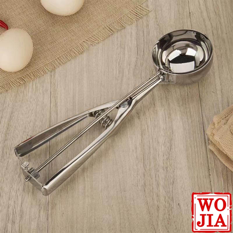 Sendok Es Krim Ice Cream Scoop Stainless Praktis Otomatis