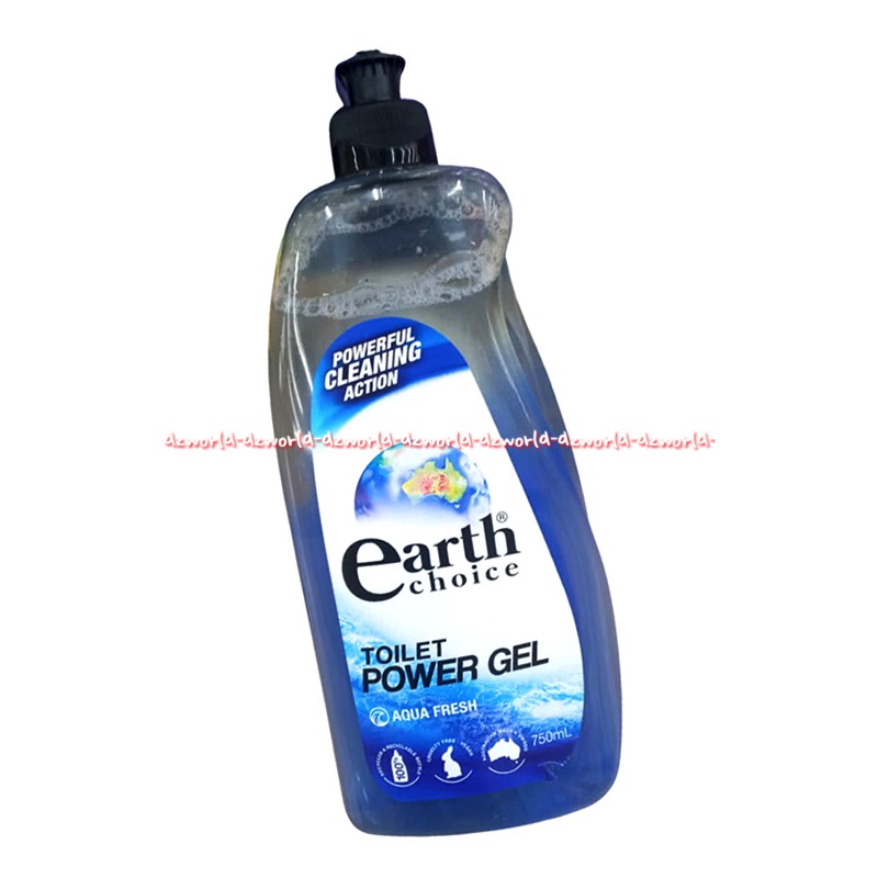 Earth Choice Toilet Power Gel 750ml Aqua Fresh Cleaner Earthchoice Pembersih Toilet Powerful Cleaning Action Cairan Pembersih Wc Kamar Mandi Toilet 750 ml Eart Coice