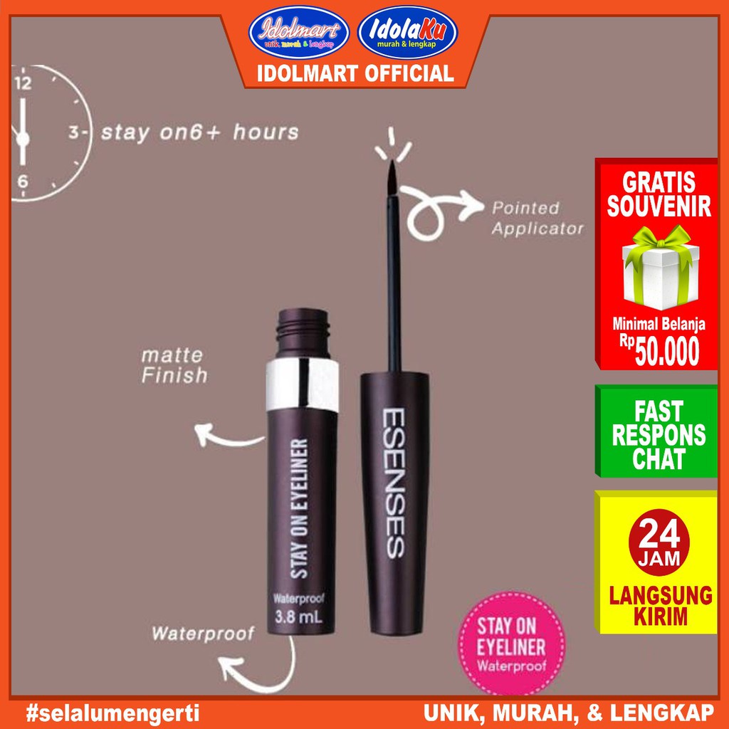 IDOLAKU Esenses Mascara Evany Waterproof Maskara