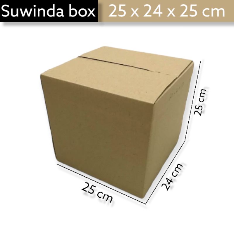 

kardus/karton uk,25x24x25 cm box packing dll ST