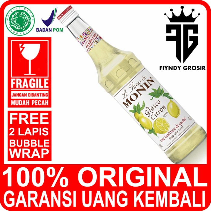 

MONIN GLASCO LEMON Syrup 700ml