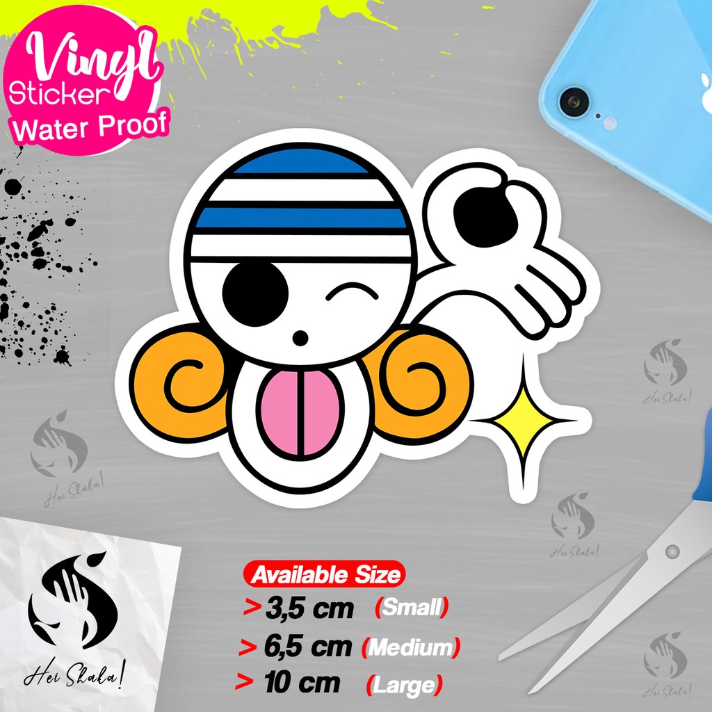

Stiker One Piece Nami Pirate Flag Logo Sticker Anime Jepang Bahan Vinyl Anti Air