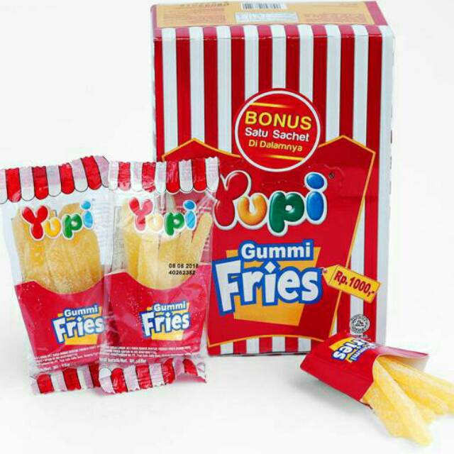 Yupi Gummy fries isi 12pcs