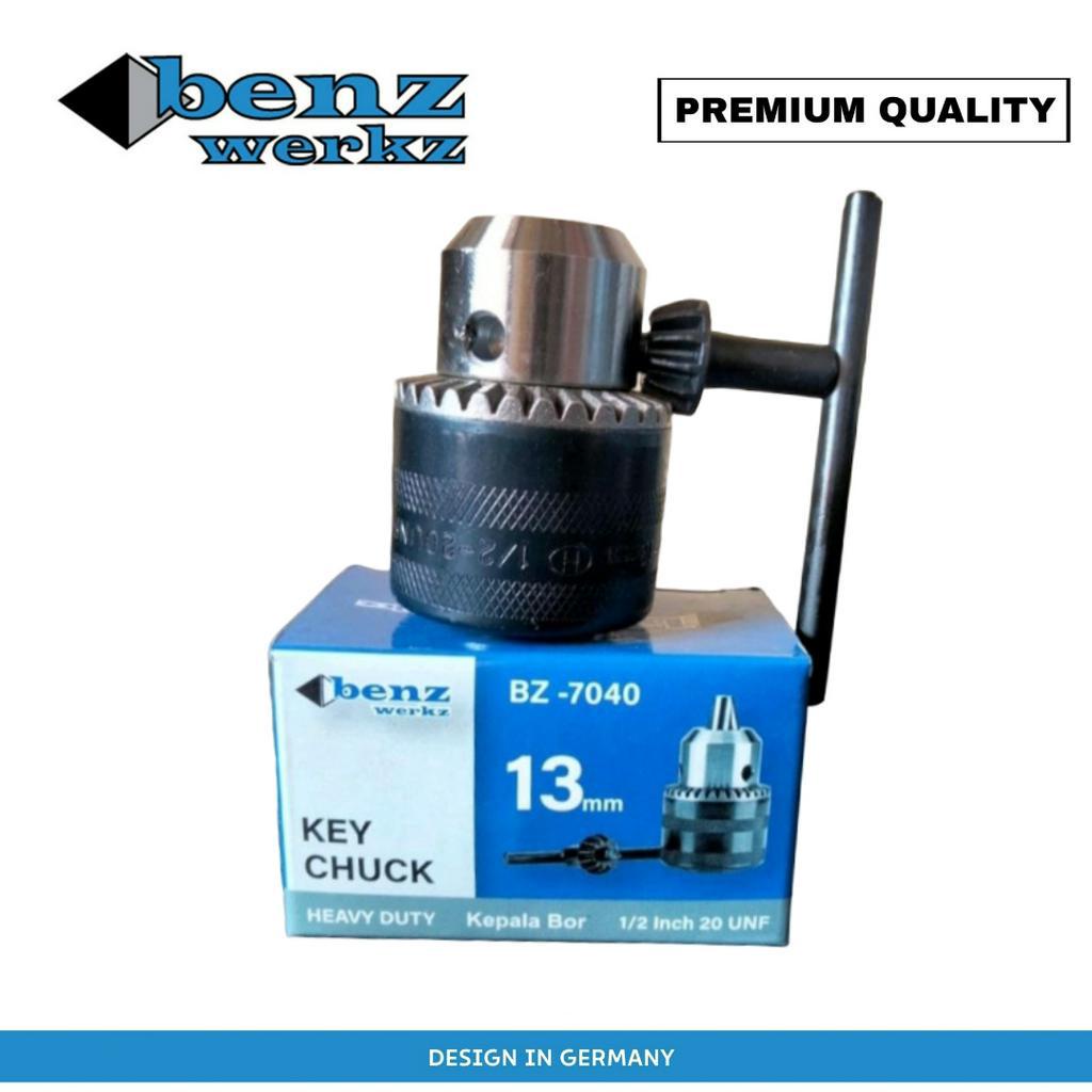 BENZ Kepala Bor 13mm 1/2&quot;  Screw Drill Key Chuck Kepala Mesin Bor Murah