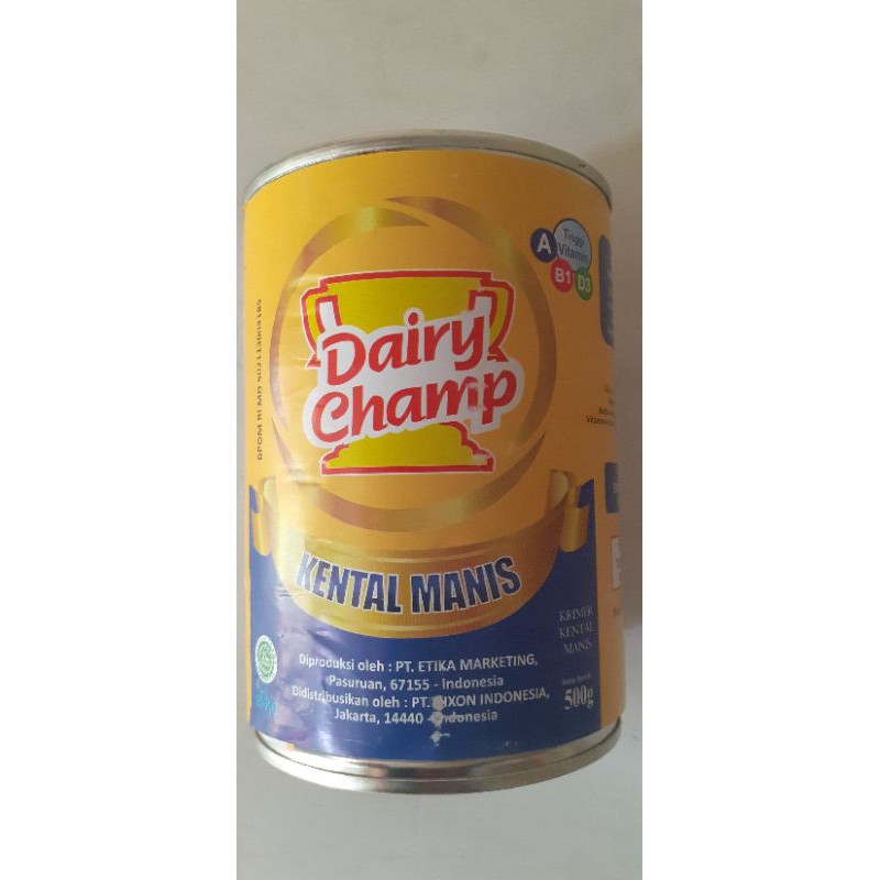 

Dairy Champ Krimer Kental Manis 500gr