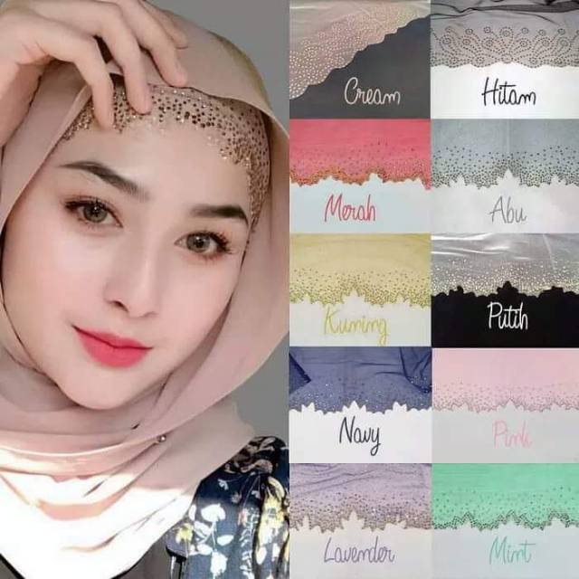 Inner pesta /daleman hijab jilbab kerudung iner murah malaysia