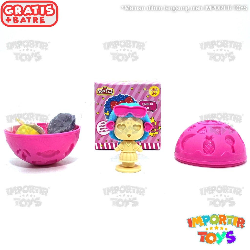 Mainan Boneka LOL Surprise Bola FunDoh Ball Plastisin Mainan Edukasi