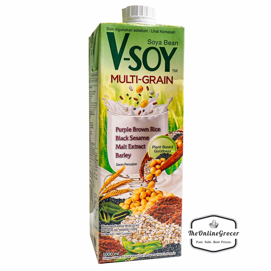 Vsoy Susu Kedelai (Soya Bean Milk) All Varian 1 Liter