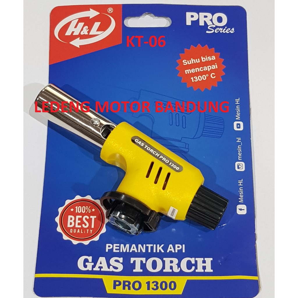 KT-06 Kepala Las Portable Alat Korek Flame Gas Blow Torch Welding Coocking