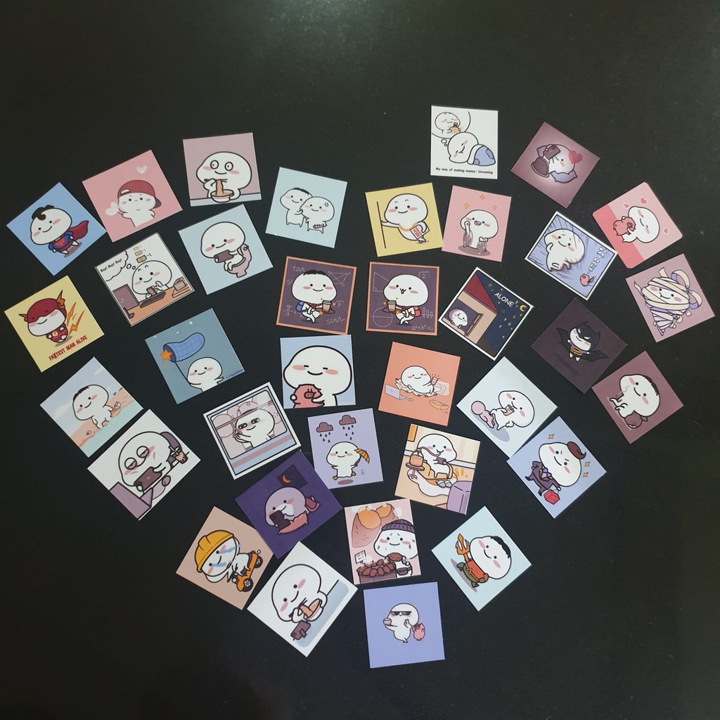 

Sticker Pentol Kotak Laminasi Ecer