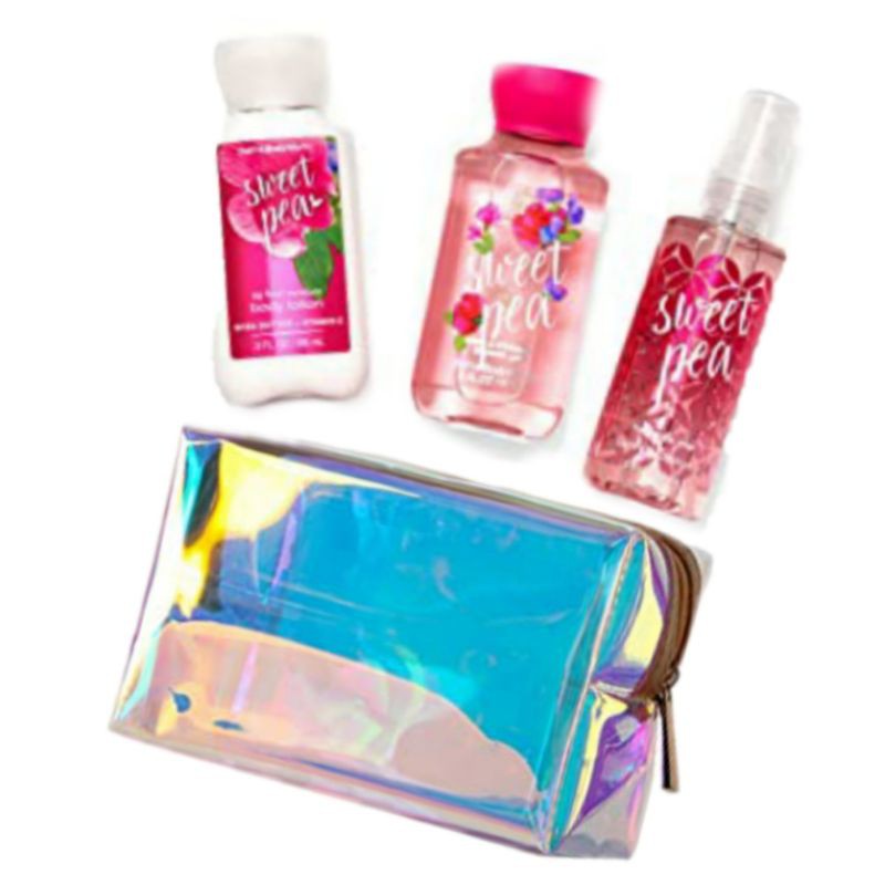 BATH &amp; BODY WORKS BBW TRAVELSIZE GIFT SET BOX (AS SEEN ON PIC) IED LEBARAN HAMPERS