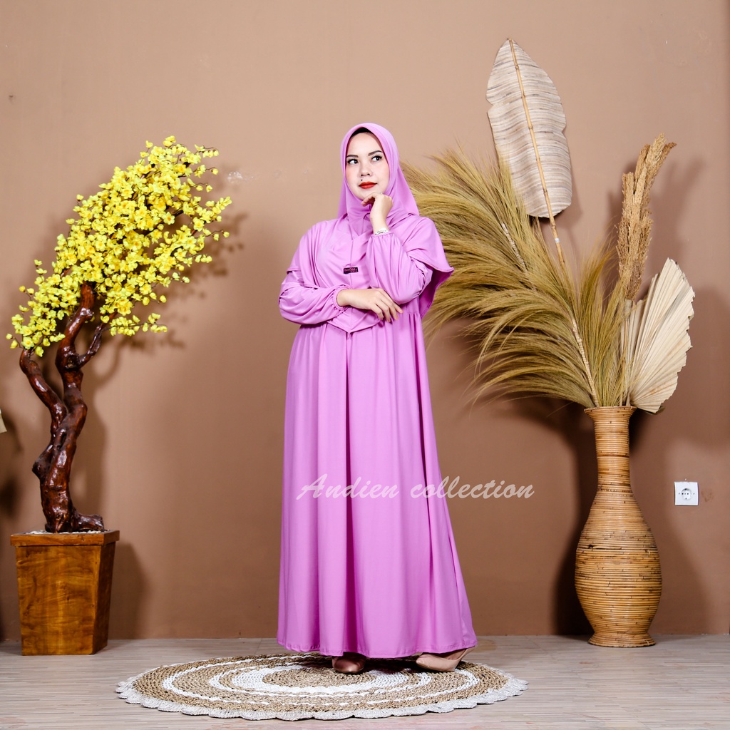 One set Gamis Kharina Busui Jumbo Xxxl- Dress wanita- Gamis setelan