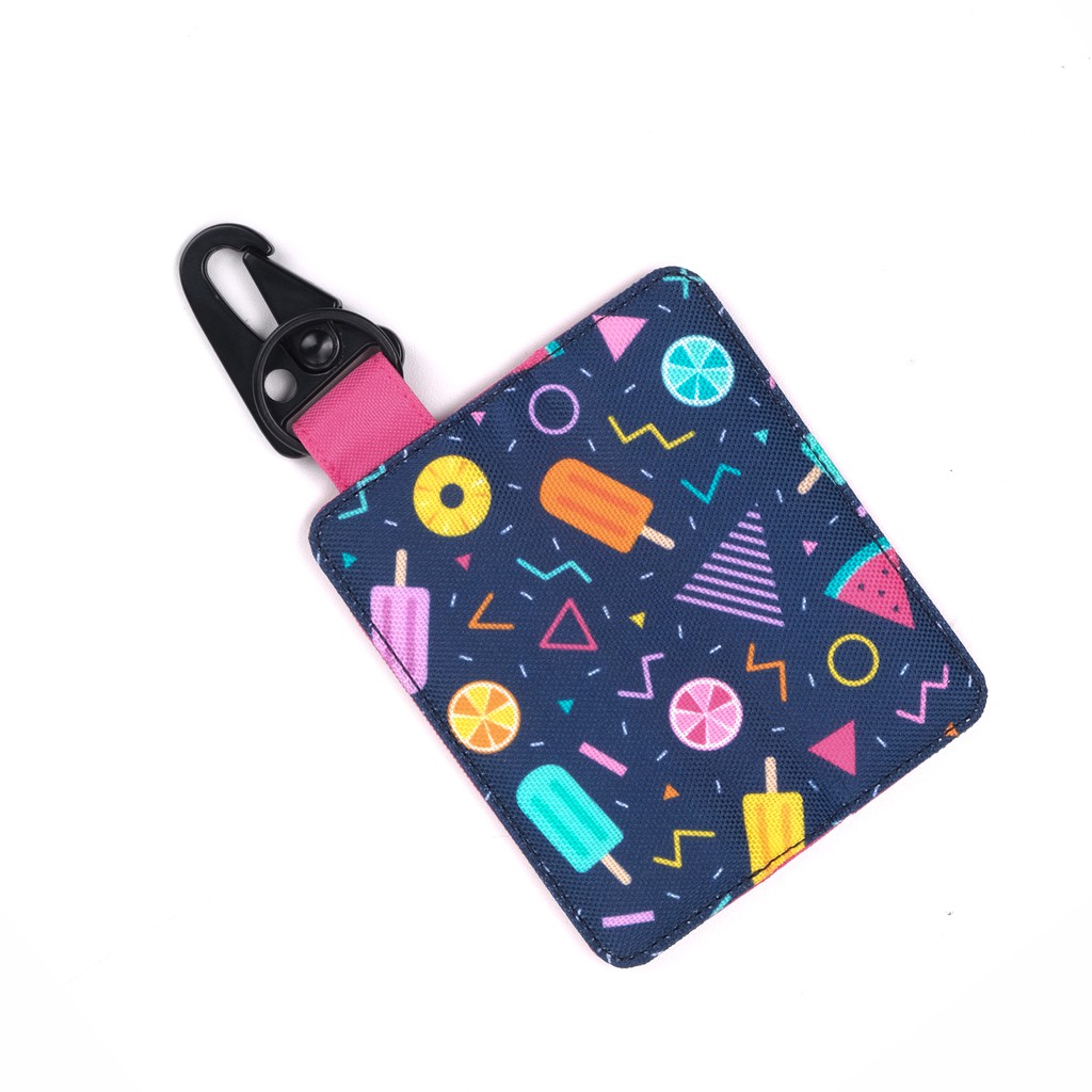 Gantungan Kunci Mobil Motor Dompet STNK Kain Slim Carabiner