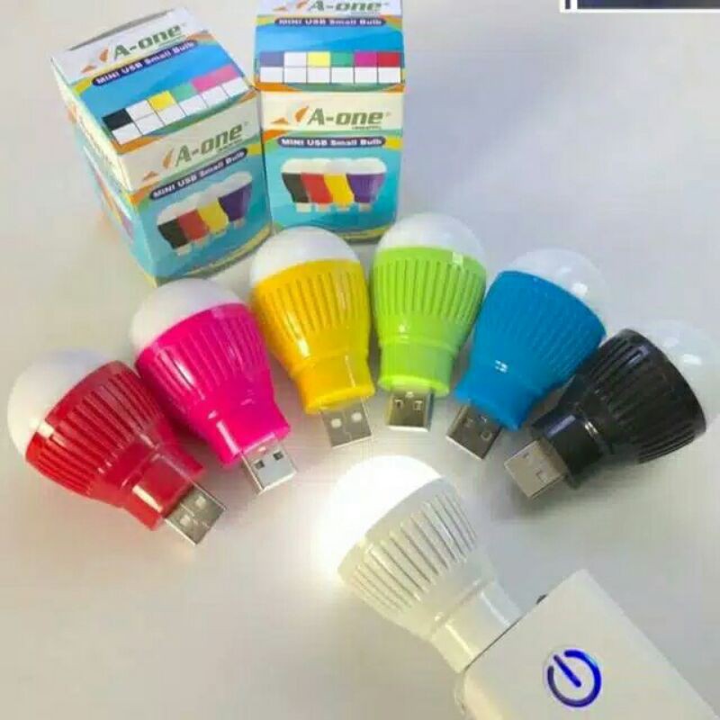 Bohlam Lampu LED USB 3 Watt / Bohlam Colok Powerbank