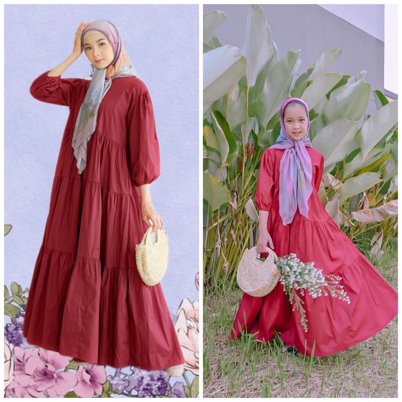 LULA DRESS MOM AND KIDS BRANDSTORE MUSLIM BY YUNA