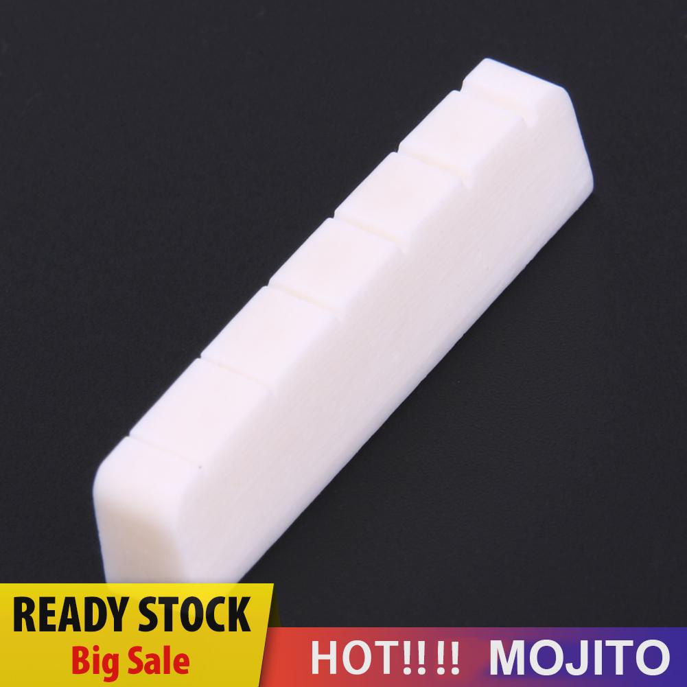 MOJITO 1pc 43mm Beige Buffalo Bone Nut for Les Paul LP 6 String Folk Guitar